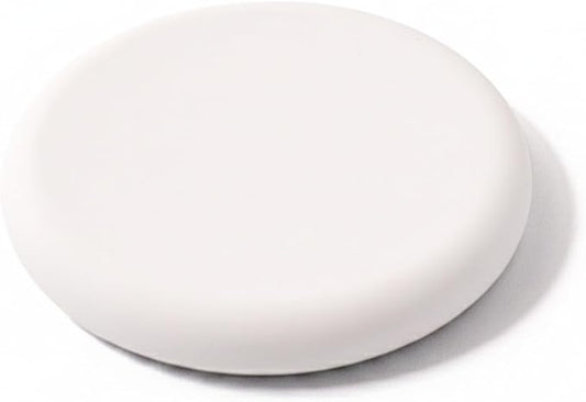 Round Diatomite Soap Dish for Bathroom Sink, Porous Stone Bar Soap Holder Tray, 3.9 Inch Diameter