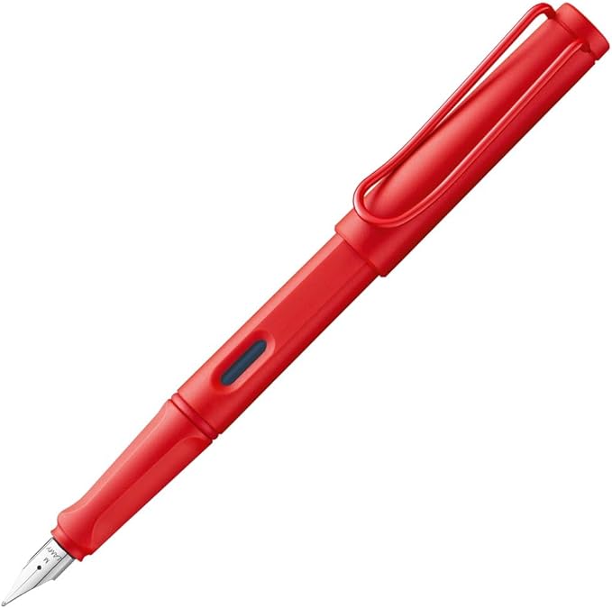 Lamy Safari Cosy Fountain Pen 020 Special Edition, Modern Fountain Pen in Strawberry Colour with Ergonomic Grip and Timeless Design, Nib size M, Special Model