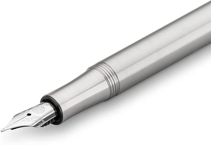 Kaweco LIFF-SS Fountain Pen, F, Fine Point, Stainless Steel, Genuine Imported