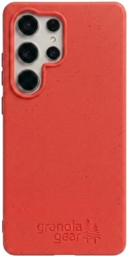 Eco by GranolaGear - Eco-Friendly Phone Case for Samsung Galaxy S25 Ultra - Biodegradable, Compostable, Plastic-Free, Made from Plants - Cajun Shrimp