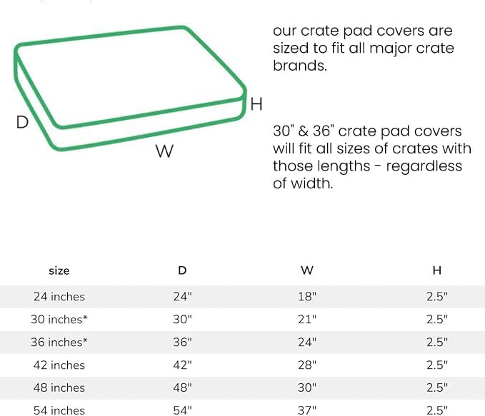 Molly Mutt Dog Crate Pad Cover, 100% Cotton Canvas Cover for Dog or Puppy Crate Bed, Durable, Washable, and Free of Harmful Chemicals, Pre-Shrunk, 30"x21"x2.5", Wild Horses