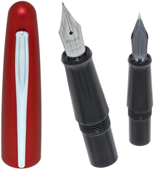 Goldspot Personalized Pilot Metropolitan Retro Pop Fountain Pen in Custom Engraved Pen in Red