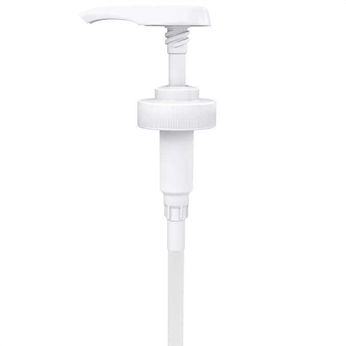1 Gallon Pump Dispenser - Leak-Proof Pump for Gallon Jug with 1.5" 38/400mm Neck, Lock-Ring and Standard Cap Closure - Durable, Reusable for Easy Dispensing of Soap, Lotion, Shampoo & Cleaning Liquids