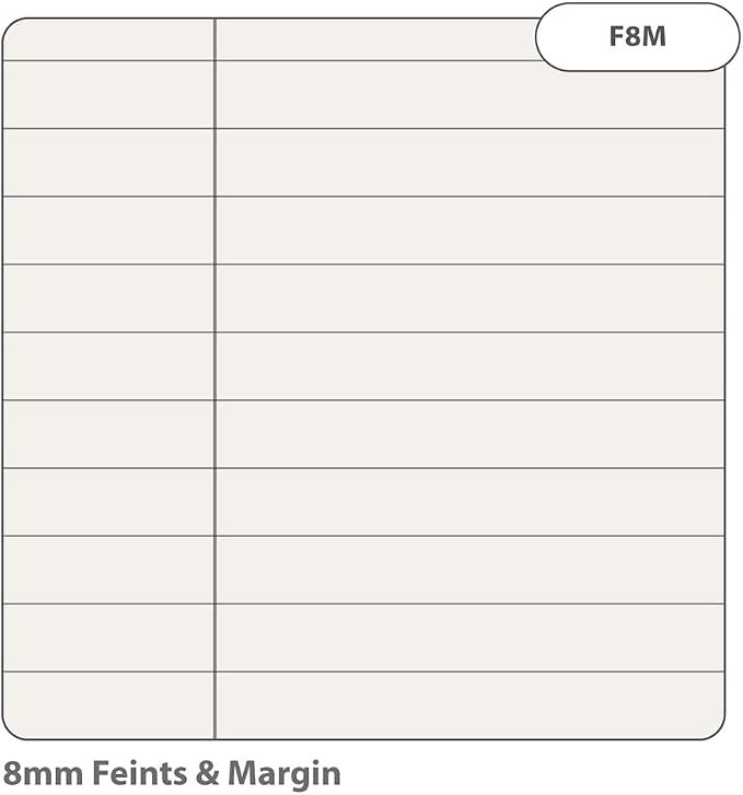 Rhino SRS4S8-8 A4+ Recycled Save the 8mm Ruled and Margin Notebook
