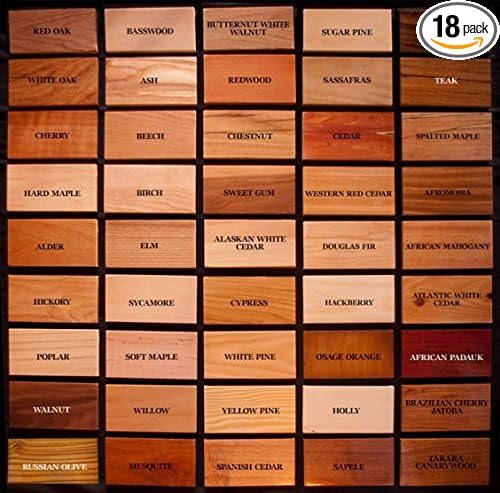 Woodchucks Wood Maple, Walnut, Cherry Boards for Making Cutting Boards. Pack of 18
