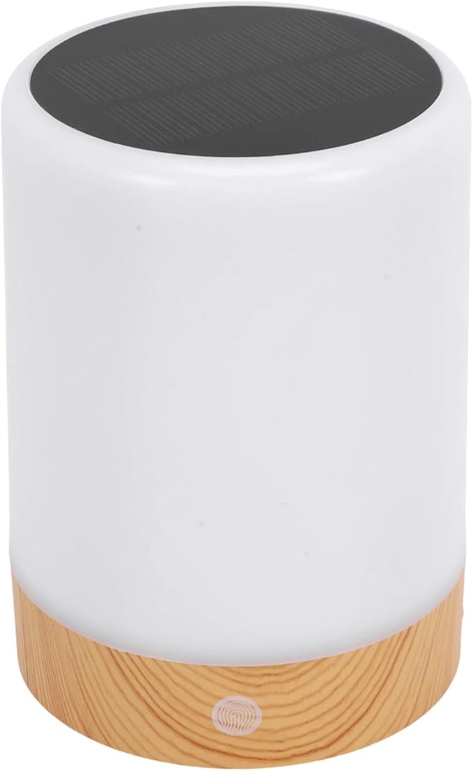 Portable Solar Night Lamp Lantern Desk Light with Automatic Light Sensor for Bedside Night in Monocrystalline Silicon Material