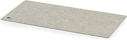 Oakywood Craft 100% Merino Wool Felt & Cork Desk mat – Sustainable, Handmade Wool Felt Desk pad with Cork Base for Comfort and Stability – 100% Merino Wool & Cork – Stone Grey 62x30cm (24.41x11,8 in)
