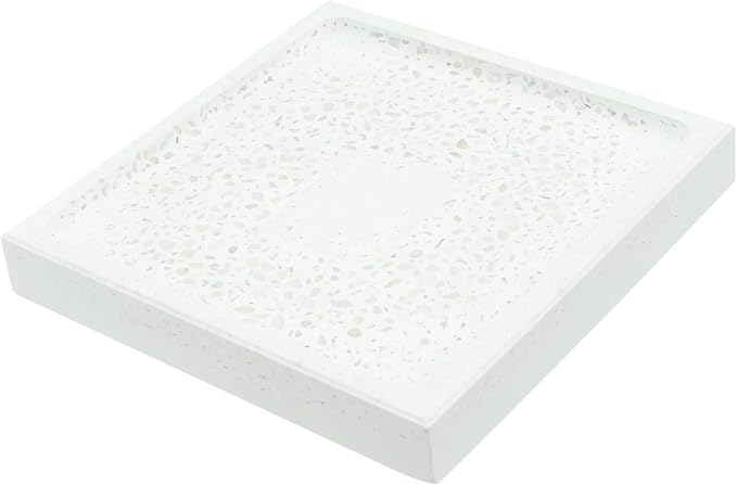 BESTOYARD Diatomite Soap Dish Holder Square Soap Container with Water-Absorbent Quick-Drying