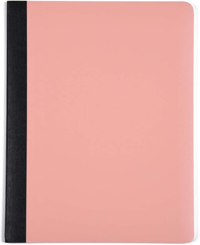 Mintra Office Poly Composition Book (3 Pack, Poly Comp - Salmon, Sage Green, Lavender)