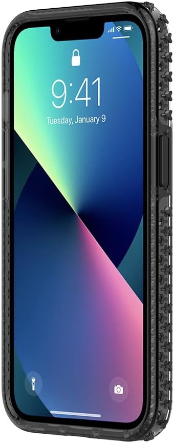 Incipio Grip Series Case for 6.1-Inch iPhone 13 Pro, Black/Clear
