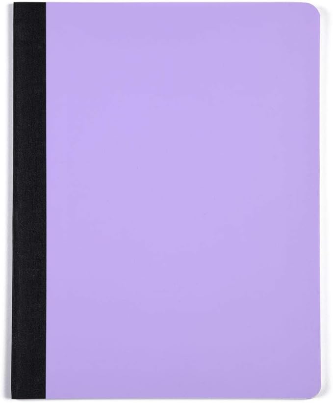 Mintra Office Poly Composition Book (3 Pack, Poly Comp - Salmon, Sage Green, Lavender)