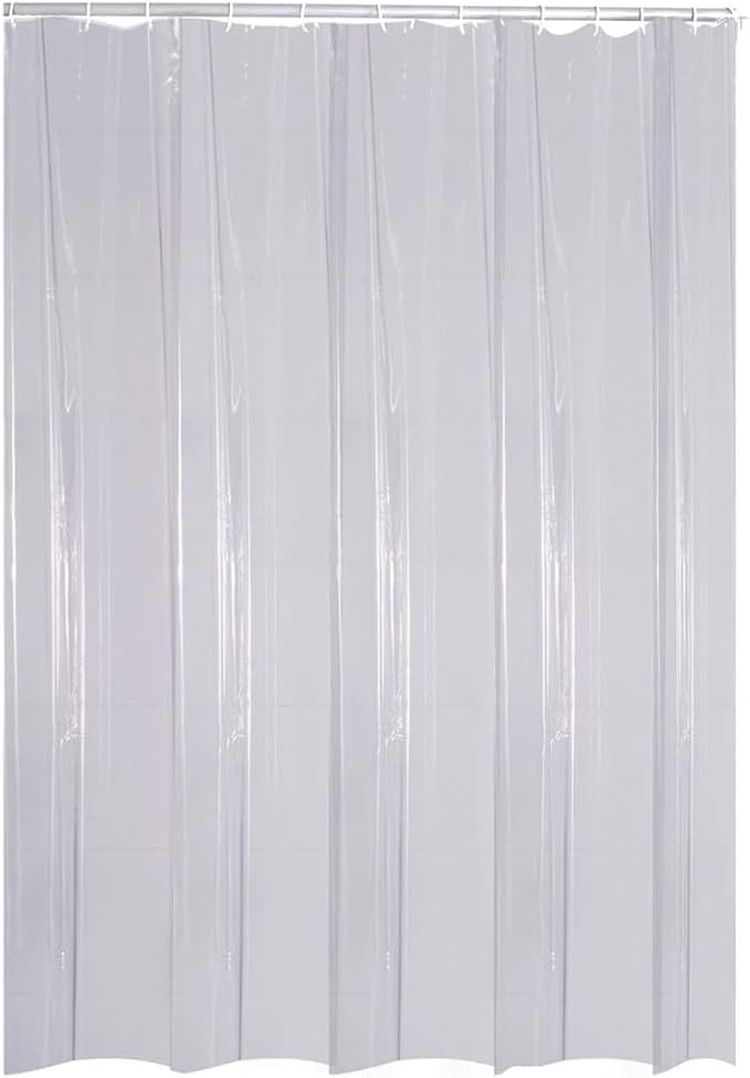 RIDDER Brillant Clear PVC Free Shower Curtain - 70.9'' X 78.7''