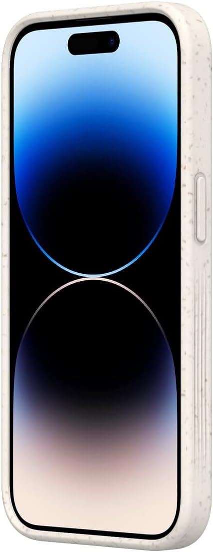 Incipio Organicore Case for iPhone 14 Pro – Slim Protection, Drop-Resistant, Precision Fit, Eco-Friendly, Durable Plant-Based Materials, Wireless Charging Compatible – Natural