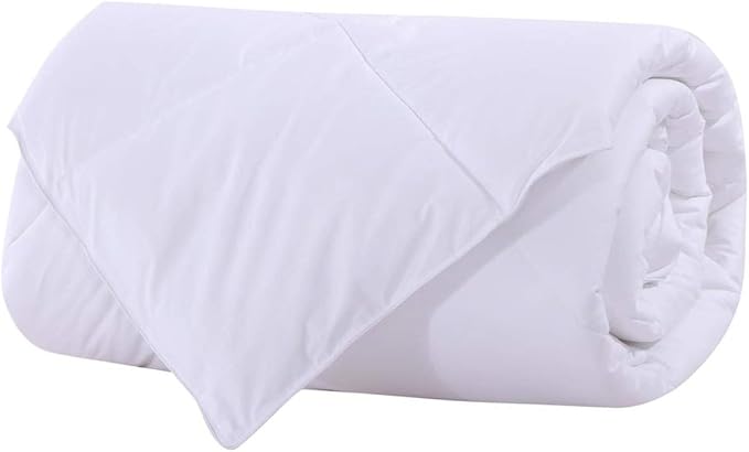 Royal Bedding Abripedic Viscose Made from Bamboo, Fiber Filled Blanket, Down Alternative Duvet Insert, 100% Cotton Shell, Breathable, Hypoallergenic, King/California-King Size, White