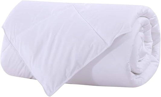 Royal Bedding Abripedic Viscose Made from Bamboo, Fiber Filled Blanket, Down Alternative Duvet Insert, 100% Cotton Shell, Breathable, Hypoallergenic, Full/Queen Size, White