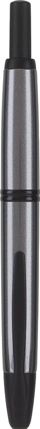 PILOT Vanishing Point Collection Refillable & Retractable Fountain Pen, Gun Metal Gray Barrel with Matte Black Accents, Blue Ink, Extra Fine Nib (60578)