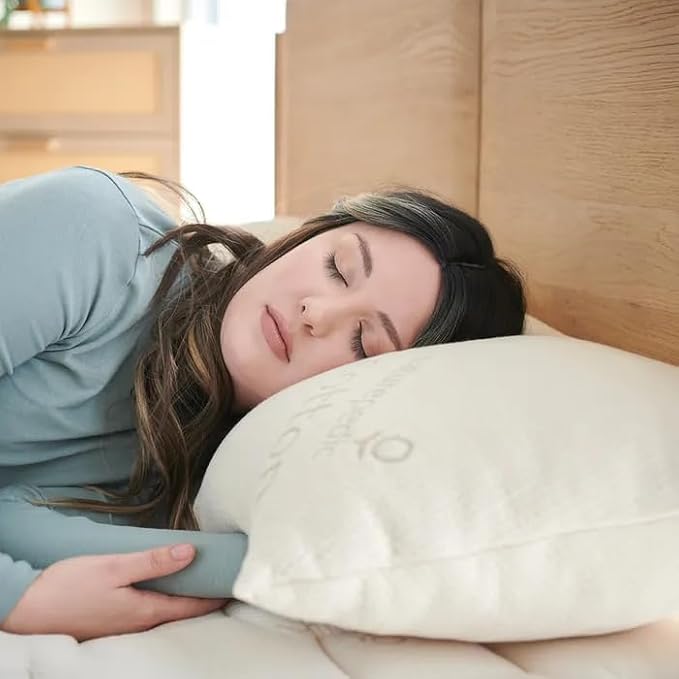 Naturepedic Organic Solid Latex Pillow - Standard Bed Pillow - Luxury Pillow for Comfortable Sleeping, Back Support and Neck Pain Relief - Sleeps Cooler & More Supportive Than Memory Foam Pillows