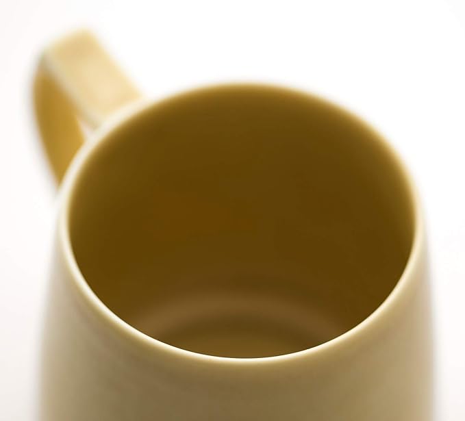 cores C811YL Kiki Mug, Made in Japan, Microwave and Dishwasher Safe, Delicate Construction