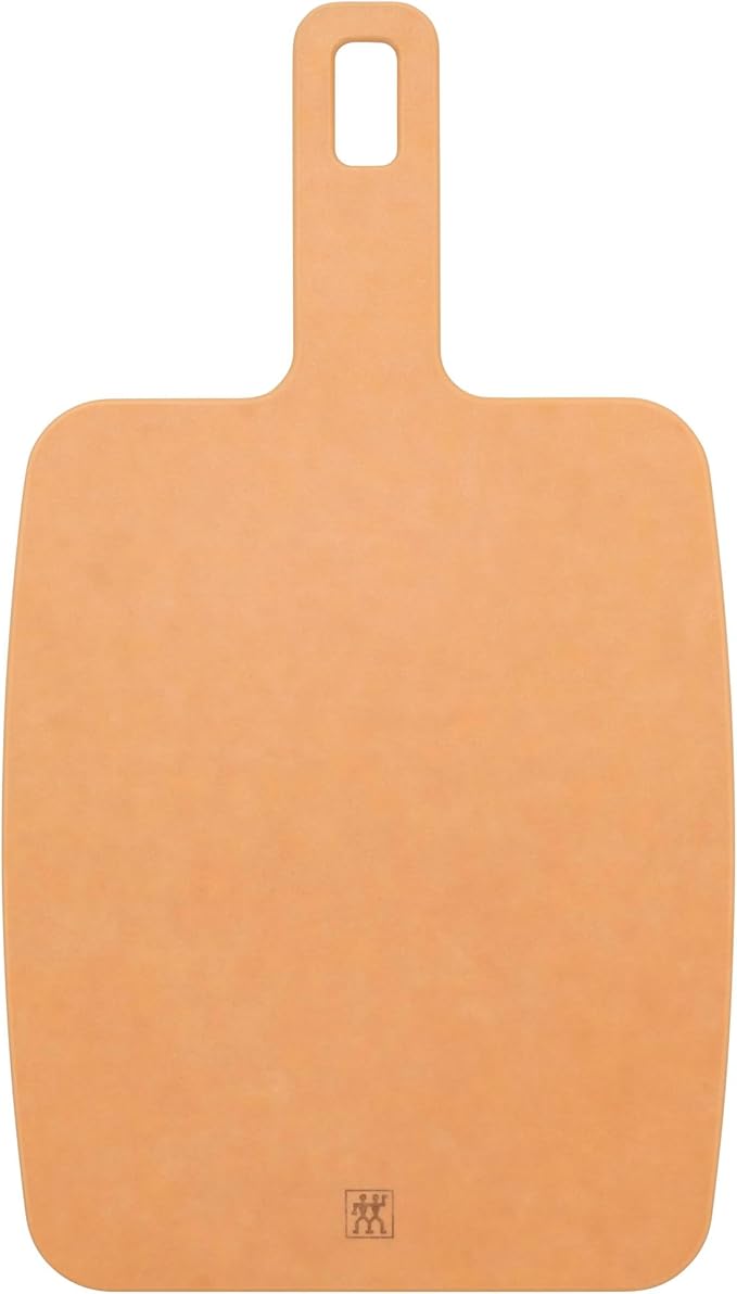 ZWILLING Plant Fiber 13-in x 7.5-in Cutting Board with Handle- Natural