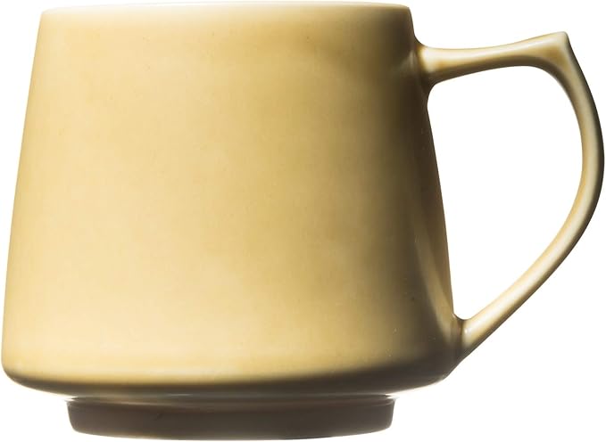 cores C811YL Kiki Mug, Made in Japan, Microwave and Dishwasher Safe, Delicate Construction