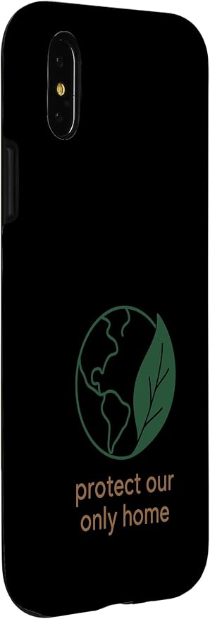 Plastic Free Eco Friendly Zero Waste Sustainable Green Case for iPhone X/XS
