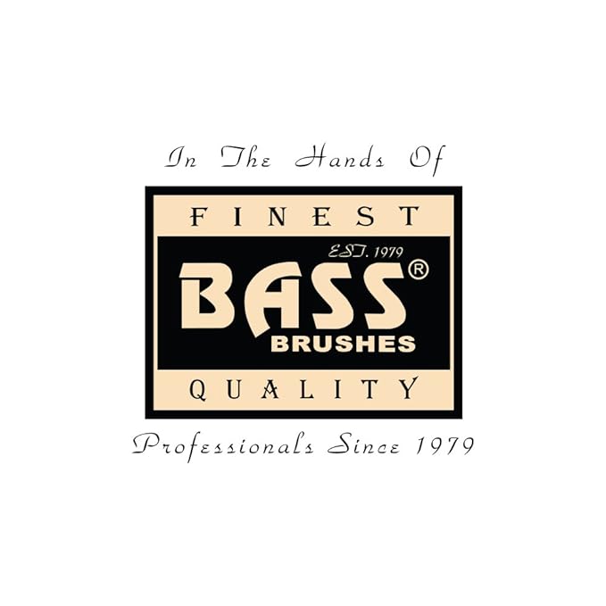 Bass Brushes | Style & Detangle Pet Brush | Alloy Pin | Bamboo Handle | Large Oval | Striped Finish | Model A10-SB