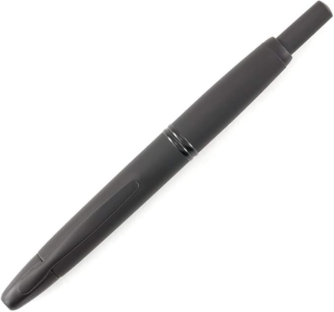 PILOT Vanishing Point Collection Refillable & Retractable Fountain Pen, Matte Black Barrel, Blue Ink, Extra Fine Nib (60579)