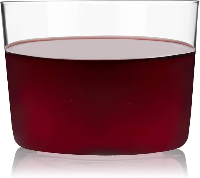 Libbey Café Petite Rocks Glasses Set of 8, Dishwasher Safe Old Fashioned Cocktail Glasses, Highball Glass Set for Casual Gatherings, Dinner Parties