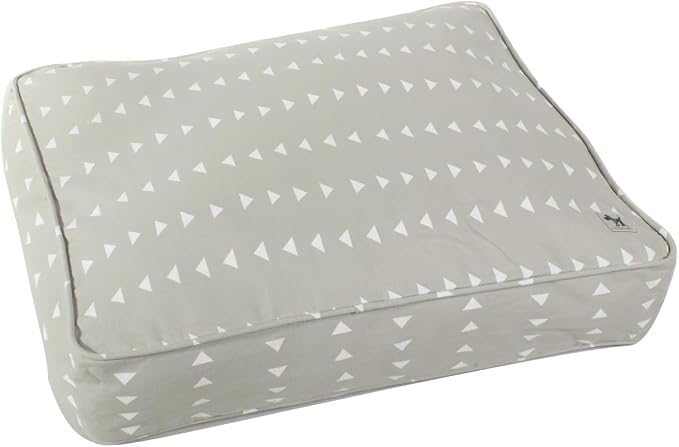 Molly Mutt Dog Crate Pad Cover, 100% Cotton Canvas Mat for Dog or Puppy Crate Bed, Durable, Washable, and Free of Harmful Chemicals, Pre-Shrunk, 36"x24"x2.5", Be Still