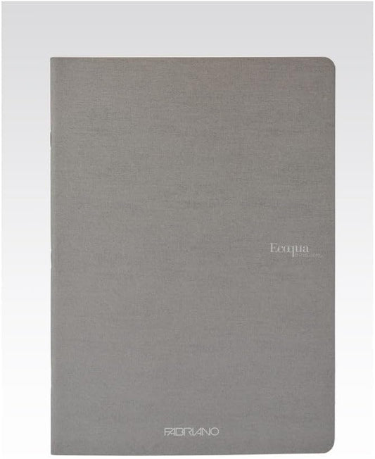 Fabriano Ecoqua Original Staple-Bound Notebook, Grey