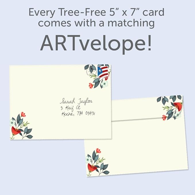 Tree-Free Greetings - Season's Greeting Cards - Artful Designs - 12 Cards + Matching Envelopes - Made in USA - 100% Recycled Paper - 5 x 7 - Elegant Ornament (VP80737)