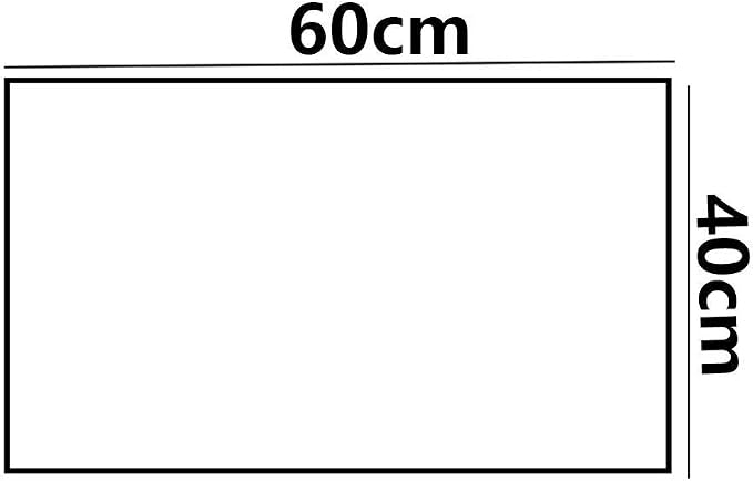Bamboo Floor Mat Shower Slatted Thick Waterproof Non-Slip No Burrs Support Customization Solid Wood 9 Size (Color : Natural Size : 70x30cm) (Natural 60x40cm)