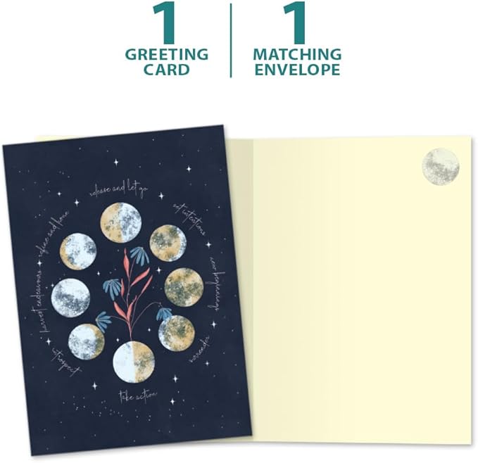 Tree-Free Greetings - All Occcasion Cards - 1 Card + Matching Envelope - Made in USA - 100% Recycled Paper - 5"x7" - Relax Connect Harness (GO65264)