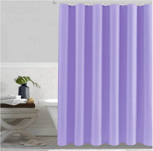 Shower Curtain Liner, 72" W X 72''H - PVC-Free, 6G PEVA Shower Curtain with 12 Rust Proof Grommets and Magnet-Weighted Bottom Hem - Moisture Stain Proof Shower Curtain Liner (Purple)