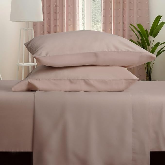 Farm to Home Dreamy Organic Cotton Sheet Set, 300 TC Sateen Sheets | GOTS Certified Cooling Sheets with Deep Pocket Fit