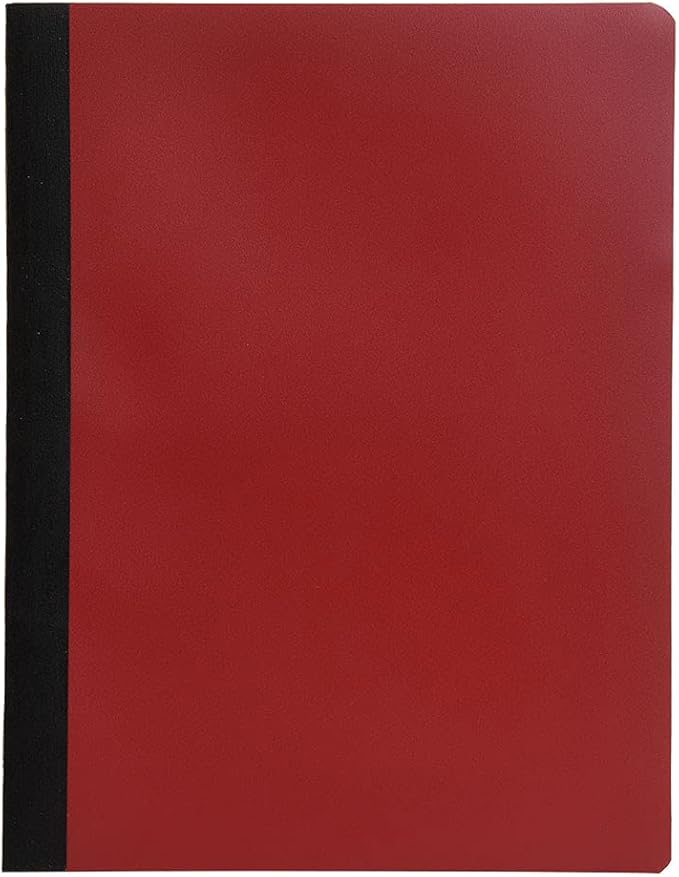 Mintra Office Poly Composition Book (3 Pack, Poly Comp - Ice, Chili, Olive)