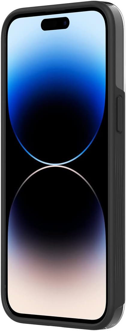 Incipio Organicore Clear Series Case for iPhone 14 Pro Max, 100% Certified Compostable with 14 ft (4.3m) Drop Protection - Charcoal/Clear (IPH-2047-CHLC)