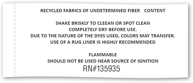DII Chindi Home Collection Handwoven Multicolor Area Rag Run, 4x6