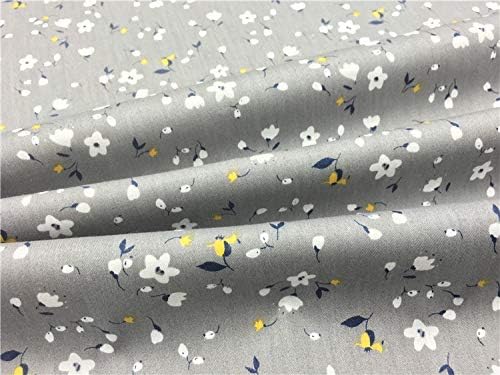 TAOSON 100% Cotton 300 Thread Count Body Pillow Cover Pillowcase Pillow Protector Cushion Cover with Zippers Only Cover No Insert (White Floral & Dark Gray/Grey,21"x54") Fits 20 x 54