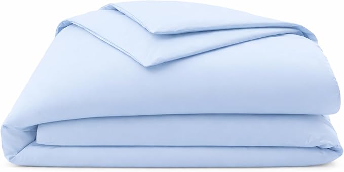 ORGANIC TEXTILES Premium Quality Bed Sheets - Organic Cotton 350 Thread Count - GOTS Certified - Twin XL, (3 Pc. Set) - Sky Blue