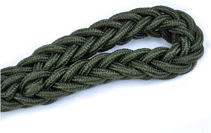 Love Dream Dog Collar and Leash Set, Heavy Duty Nylon Braided Rope Strong 4 FT Dog Leash and Martingale Training Collar for Small Medium Large Dogs Training and Walking (Green)