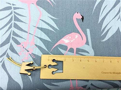 TAOSON Cotton Body Pillow Cover, Dark Grey Flamingos, 21"x54" | 100% Cotton, 300 Thread Count, Zipper Closure, Cover Only No Insert, Fits 20x54