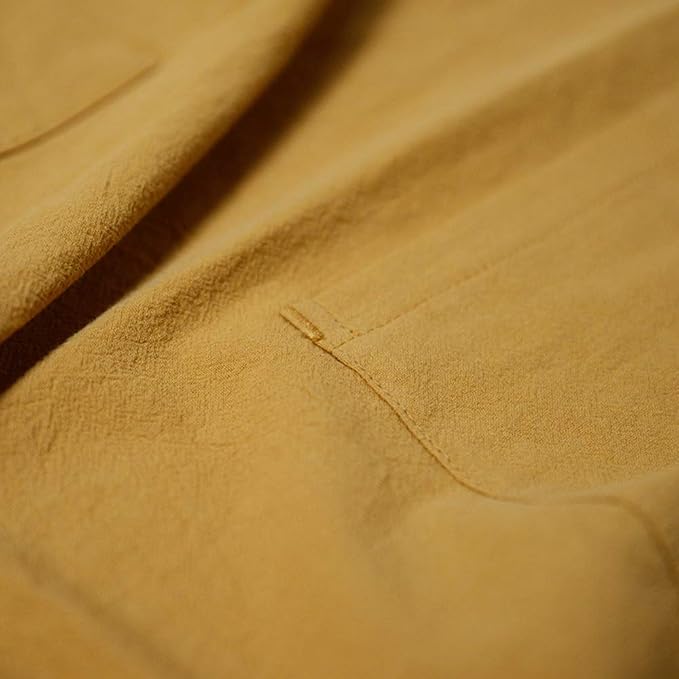 Adjustable Japan Nordic Style Soft Cotton Linen Apron with Four Pockets A Towel