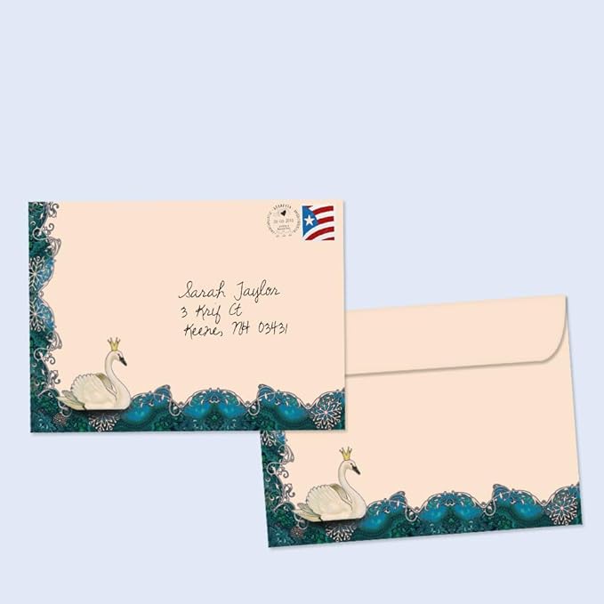 Tree-Free Greetings - Season's Greeting Cards - Artful Designs - 10 Cards + Matching Envelopes - Made in USA - 100% Recycled Paper - 5 x 7 - Grace and Wonder (HB93245)