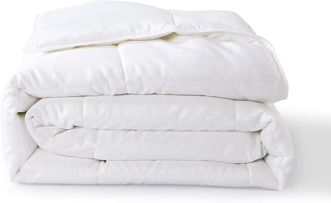 Cooling Viscose from Bamboo Down Alternative Comforter, All Seasons (Silky Soft and Silent Viscose from Bamboo Shell) Down Alternative Duvet Insert (California King Size, 106x90)
