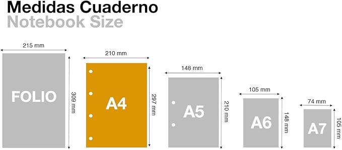 Miquelrius 2870 – Notebook 4 Recycled Cardboard ecojohas M (DIN A4, 210 x 297 mm, 120 Sheets, 80 g/m², Grid)