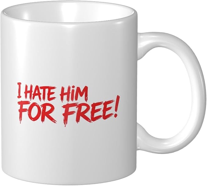 Free Protest Handmade Ceramic Mug Eco Friendly Thick Non Slip Base Comfort Handle Home Office