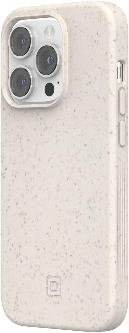 Incipio Organicore Case for iPhone 14 Pro – Slim Protection, Drop-Resistant, Precision Fit, Eco-Friendly, Durable Plant-Based Materials, Wireless Charging Compatible – Natural