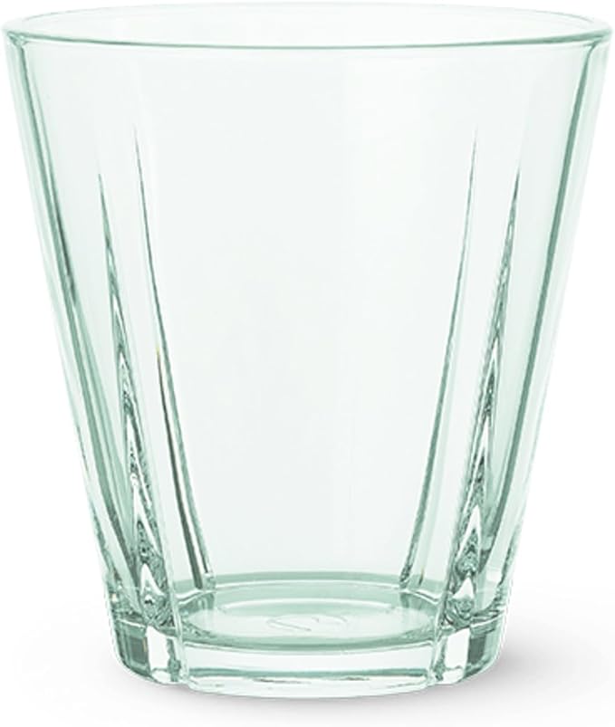 Rosendahl Grand Cru Recycled Glass Tumblers (Set of 4) - 8.8 Fl. Oz. - Lead-Free, Dishwasher Safe, Elegant Clear Glass Drinkware for Water, Juice, Coffee, and Wine - Modern, Durable (Green)