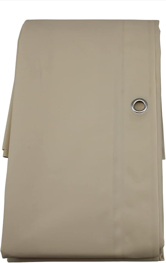 Home Expressions Brooklyn Bath & Co. Premium PEVA Shower Curtain Liner – Beige, 70 x 72 Inch, Waterproof Heavy Duty Shower Liner with Rustproof Grommets & 3 Magnets (Beige)
